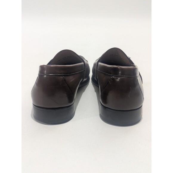 Cole Haan Brown Leather Tassel Loafers Men’s 9.5M Made in Italy